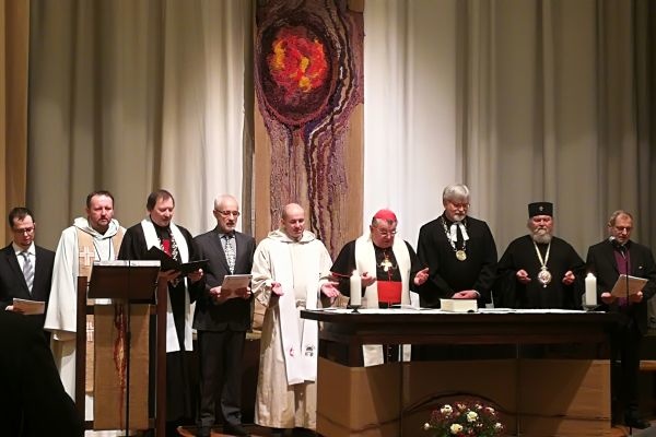 Ekumenická slavnost v rámci Týdne modliteb za jednotu křesťanů 2018 kostele sv. Vojtěcha v Praze 6 - Dejvicích