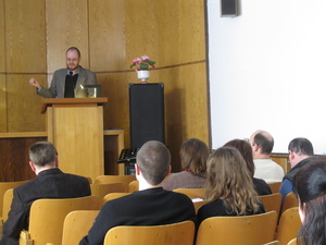 Přednáška Davida Beňi na konferenci v Olomouci