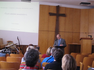 Přednáška Dr. Josefa Zemana na konferenci v Olomouci